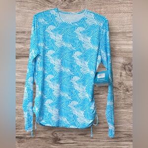 NWT Coolibar UPF 50 Women’s Baikal Swim Top SZ L